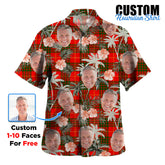 Clan Cameron Modern Tartan Custom Face Hawaiian Shirt – Unisex Gift for Family Members, Summer Party PZ61 Cameron Modern Tartan Tartan Hawaii Shirt